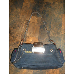 Ecko Red Denim purse with chain strap